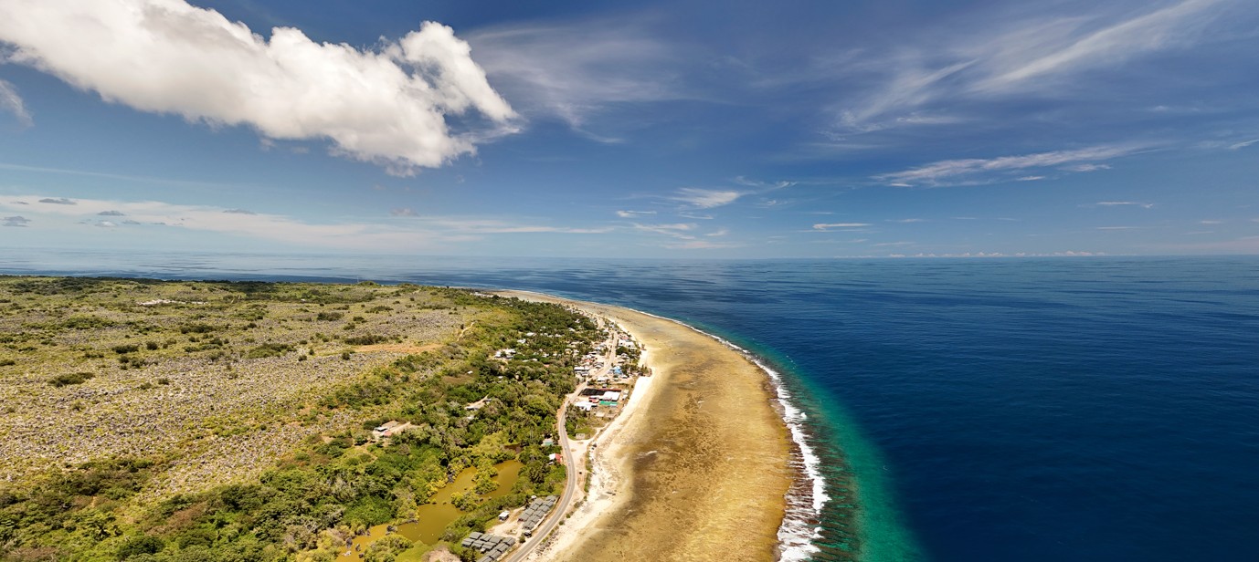 nauru island beach and warm climate