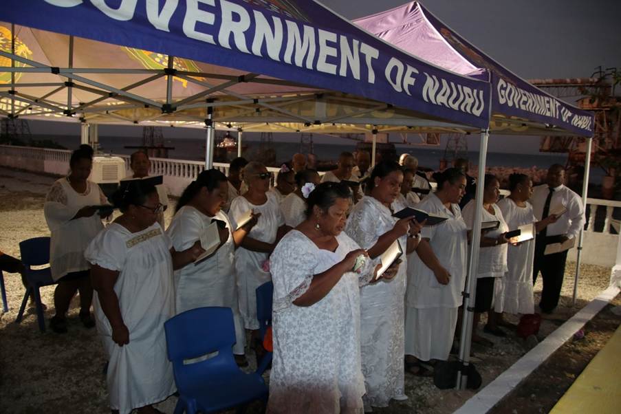 May be an image of one or more people and text